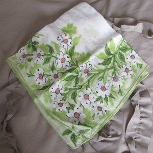 vintage printed cotton handkerchief pocket square